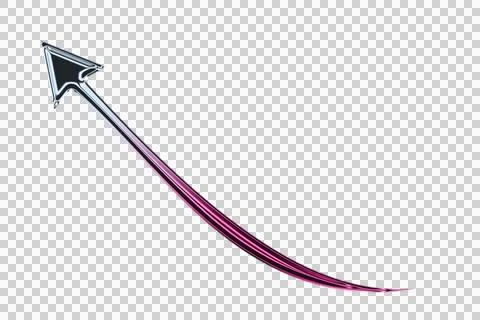 Abstract of a stylized lightbulb with glowing filament lines in purple and white Stock Illustration