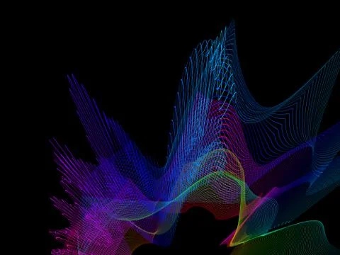 Abstract stylized lines, vector 스톡 일러스트