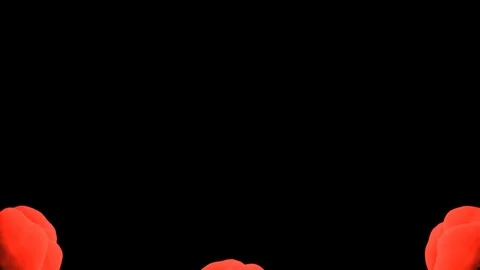 Abstract stylized Red ink drop in water on a black background V23 Stock-Footage 87568829