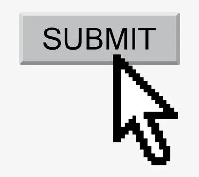 Abstract submit button and arrow-cursor Stock Illustration