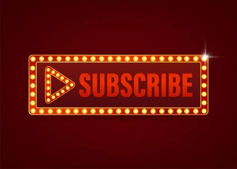 Abstract subscribe retro for concept design. Web, banner, card. Web template 스톡 일러스트