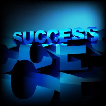 Abstract success background Stock Illustration