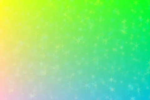 Abstract summer background. Blue to yellow gradient with star shaped spots. Stock Illustration