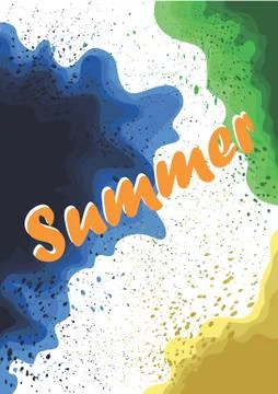 Abstract summer background. Stock Illustration
