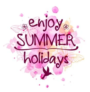 Abstract summer background Stock Illustration