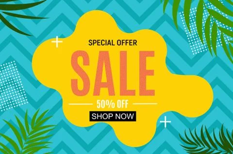 Abstract Summer Sale Background. Vector Illustration EPS10. Illustrazione stock