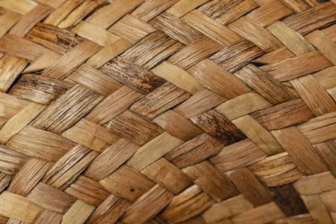 Abstract summer straw hat pattern texture Stock Photos