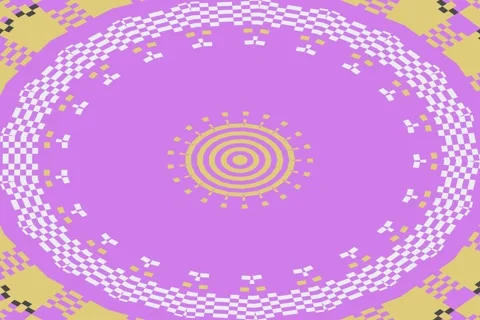 Abstract summer sun pixel retro 8bit rainbow video game background Stock Footage 282830704