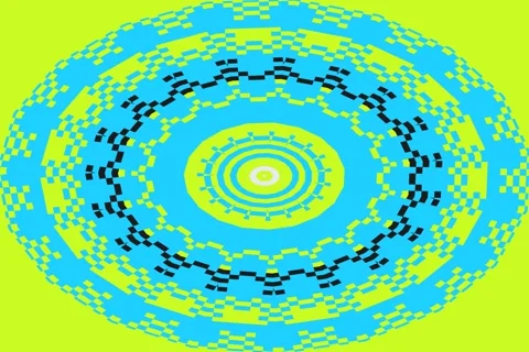 Abstract summer sun pixel retro 8bit rainbow video game background Stock Footage 282956702