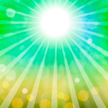 Abstract Sun Background Illustration