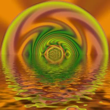 Abstract sun Stock Illustration