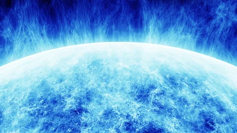 Abstract sun or star close up animation Stock Footage 232592696