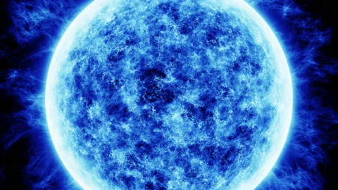 Abstract sun or star close up animation Stock Footage 233577253