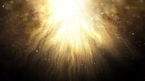 Abstract sun rays on cosmic space. Stock Footage 254783909