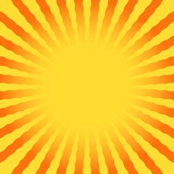 Abstract sun rays wavy yellow and white background template text placeholder Stock Illustration