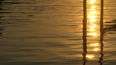 Abstract sun reflection in water Stock Footage 40105603