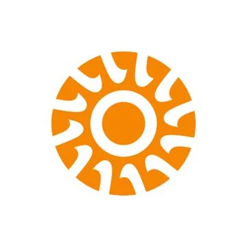 Abstract sun sign Stock Illustration