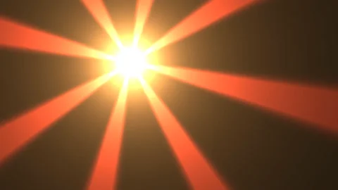 Abstract Sun Sunshine Rays Moving Across the Sky Pan Panning Stock Footage 139713725