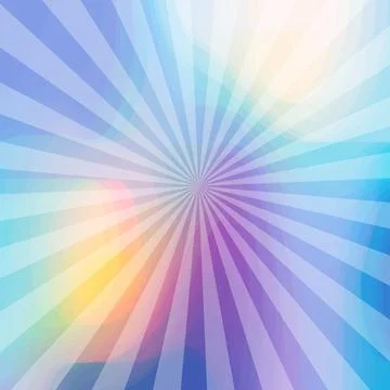 Abstract sunbeam rays colorful background template Stock Illustration