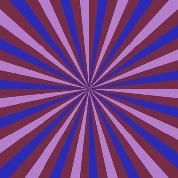 Abstract sunburst background featuring vibrant blue purple and maroon radia.. イラスト素材