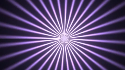 Abstract sunburst background, with pulsing neon, light rays in, blue Stock Footage 346680360