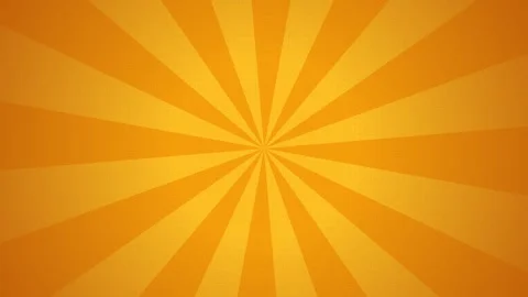 Abstract sunburst background with vibrant orange and yellow radiating rays Video stock 335117906