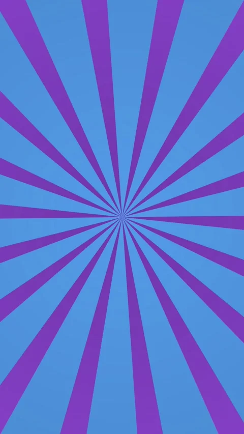 Abstract sunburst loop with blue and violet rays Stock Footage 316425428