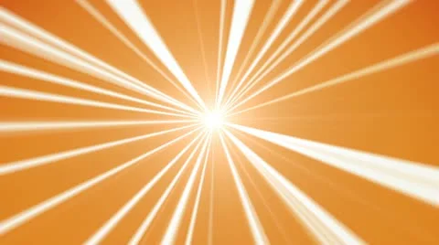 Abstract sunburst on orange background Stock Footage 21939101