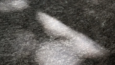 Abstract sunlight and shadow of tree leaves on concrete ground Stock Footage 122235284