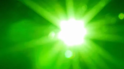 Abstract sunlight, green light Stock Footage 45617509