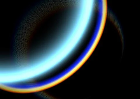 Abstract sunlights rays effect. Bright sun or laser cosmic rays, flashes and 스톡 일러스트