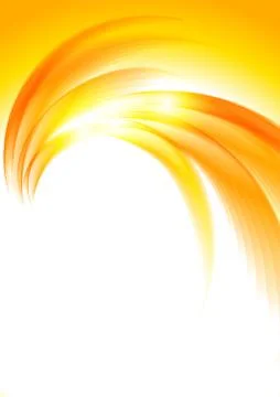 Abstract sunny orange background Illustrazione stock