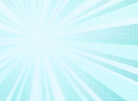 Abstract sunny radiance pattern of comic halftone background. Ilustração Stock