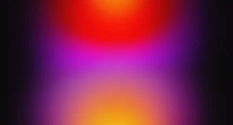Abstract Sunset Aura Gradient Background with Vibrant Light Leak Effect Stock Illustration