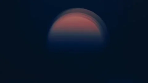 Abstract sunset with gradient colors against a dark background Stock Photos