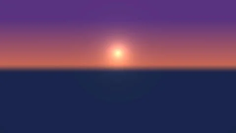 Abstract Sunset Horizon VJ Seamless Loop 動画素材 340751004
