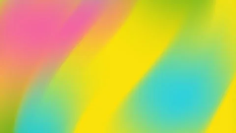 An abstract sunset hue gradient with blue pink and yellow color Stock Footage 297343386