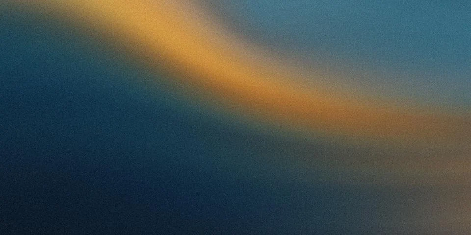 Abstract sunset over water Illustrazione stock