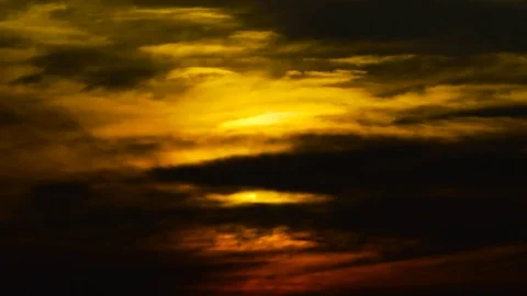 Abstract Sunset sky Stock Footage 69777086