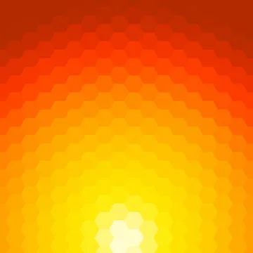 Abstract sunset vector background made of geometric shapes Stock Illustration