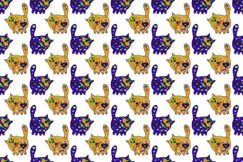 Abstract super cute and nice interesting picture Stock Illustration