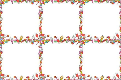 Abstract super cute and nice interesting picture Stock Illustration