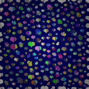 Abstract super cute and nice interesting picture Stock Illustration