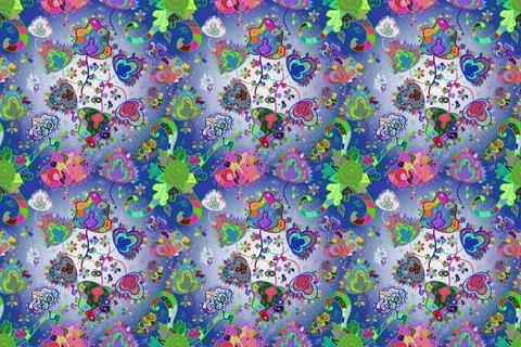 Abstract super cute and nice interesting picture Stock Illustration