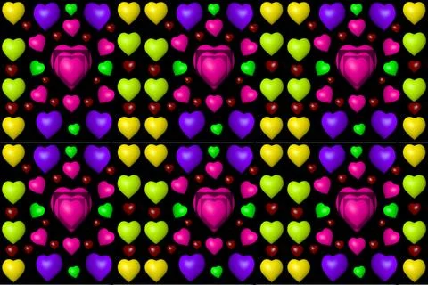 Abstract super cute and nice interesting picture Stock Illustration
