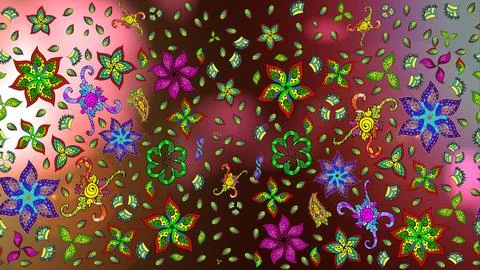 Abstract super cute and nice interesting picture Stock Illustration