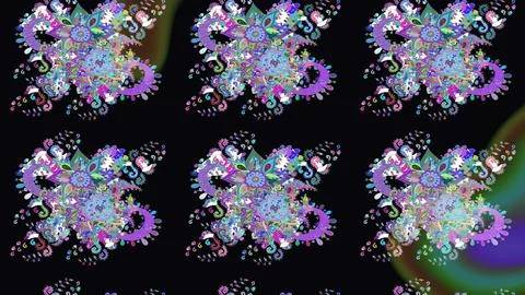 Abstract super cute and nice interesting picture 库存插图