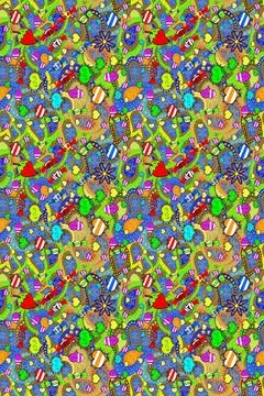 Abstract super cute and nice interesting picture Illustrazione stock