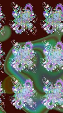 Abstract super cute and nice interesting picture Illustrazione stock