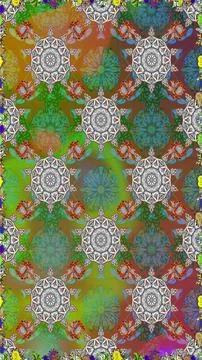 Abstract super cute and nice interesting picture Stock Illustration